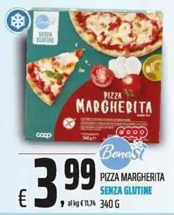 Coop Pizza Margherita senza glutine offerta