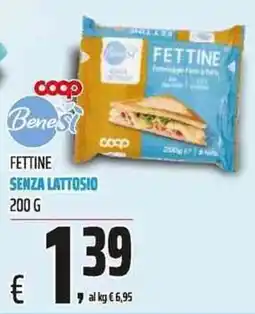 Coop Fettine senza lattosio offerta