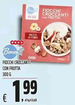 Coop Fiocchi croccanti con frutta offerta