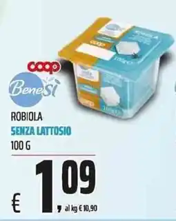 Coop Robiola senza lattosio offerta