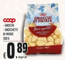 Coop Coop gnocchi di patate offerta