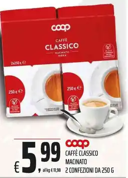 Coop Caffè classico macinato moka coop offerta