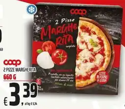 Coop Coop 2 Pizze Margherita offerta