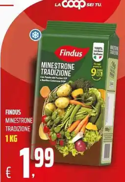 Coop Findus Minestrone Tradizione offerta