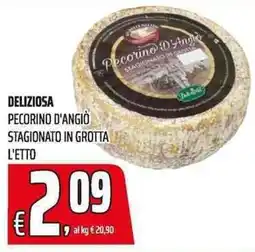 Coop Deliziosa pecorino d'Angiò offerta