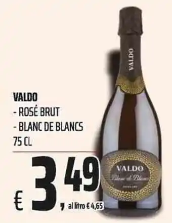 Coop Valdo Rosé Brut Blanc de Blancs offerta