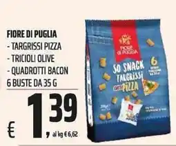 Coop Fiore di Puglia so snack targrissi pizza offerta