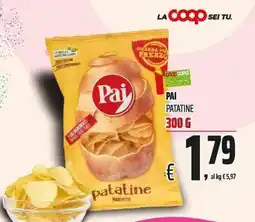 Coop Pai patatine Maxifette offerta
