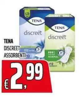 Coop Tena discreet assorbenti offerta