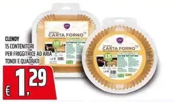Coop Clendy carta forno offerta