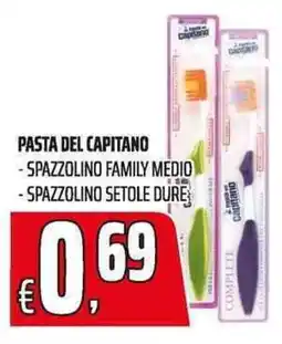 Coop Pasta del capitano spazzolino family medio spazzolino setole dure offerta