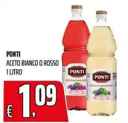 Coop Aceto bianco o rosso Ponti offerta