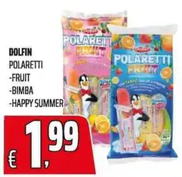Coop Dolfin Polaretti Fruit Bimba Happy Summer offerta