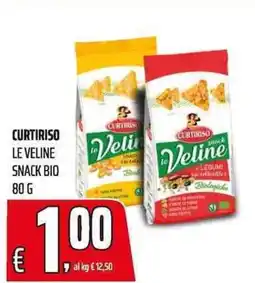 Coop Curtiriso le veline snack bio offerta