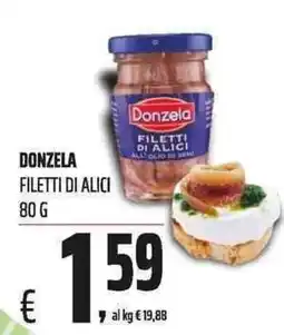Coop Donzela filetti di alici offerta