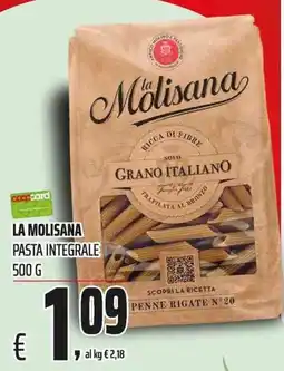 Coop La Molisana pasta integrale offerta