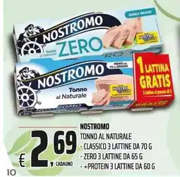 Coop Nostromo tonno al naturale offerta