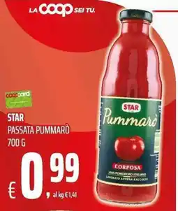 Coop Star passata pummarò offerta