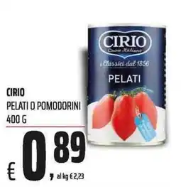 Coop Cirio pelati o pomodorini offerta