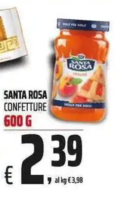 Coop Santa Rosa confettura pesca offerta