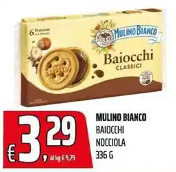 Coop Mulino Bianco Baiocchi Nocciola offerta