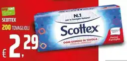 Coop Scottex tovaglioli offerta