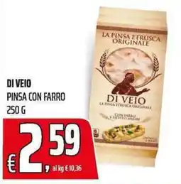 Coop Pinsa con farro Di Veio offerta