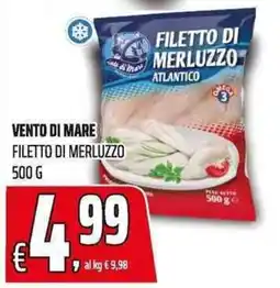 Coop Vento di Mare filetto di merluzzo offerta
