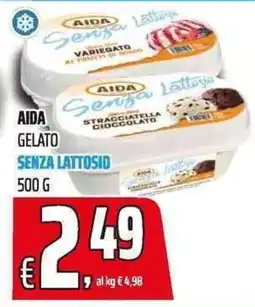 Coop Aida gelato senza lattosio offerta