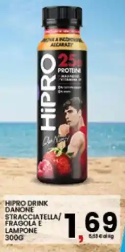 Interspar Hipro drink danone stracciatella/ fragola e lampone offerta