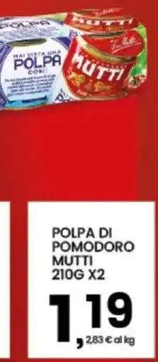 Interspar Mutti Polpa di pomodoro offerta