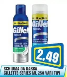 Punto Vigas Schiuma da barba Gillette Series offerta