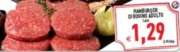 Iperfamily Hamburger di bovino adulto offerta