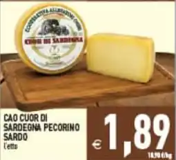 Iperfamily Cao cuor di sardegna pecorino sardo offerta