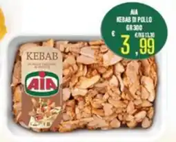 Supermercati EffePiù AIA Kebab di pollo offerta