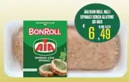 Supermercati EffePiù AIA Bon Roll agli spinaci senza glutine offerta
