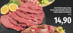 Famila Superstore Costatine senza osso Vitellone Bovino Adulto offerta