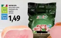 Famila Superstore NaturVita prosciutto cotto nazionale alta qualità offerta
