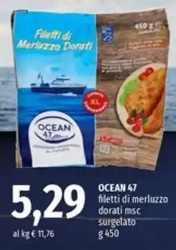 Famila Superstore Ocean 47 filetti di merluzzo dorati msc surgelato offerta