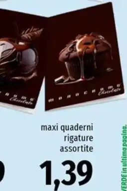 Famila Superstore maxi quaderni rigature assortite offerta