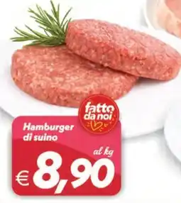 Iper Super Conveniente Hamburger di suino offerta