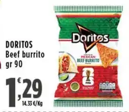 Rossotono Carrefour Doritos Beef burrito offerta