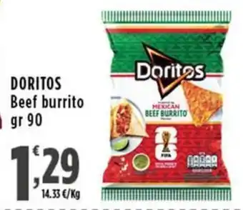 Rossotono Carrefour Doritos Beef burrito offerta