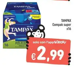 Rossotono Carrefour Tampax Compak super offerta