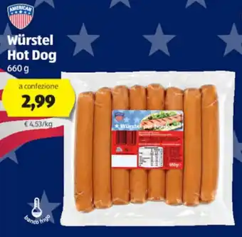ALDI American Würstel Hot Dog 660g offerta