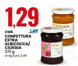 Eurospin CONFETTURA EXTRA ALBICOCCA/CILIEGIA offerta