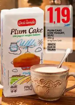 Eurospin PLUM CAKE CON YOGURT, 10 PZ offerta