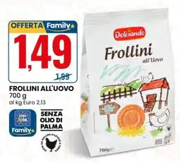 Eurospin FROLLINI ALL'UOVO offerta
