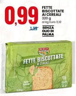 Eurospin FETTE BISCOTTATE AI CEREALI offerta