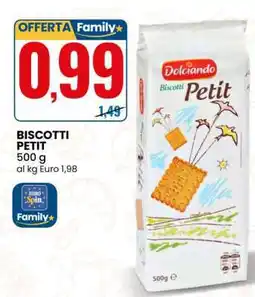 Eurospin Biscotti Petit offerta